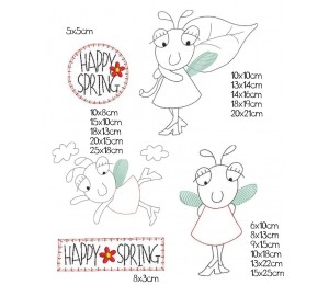 Stickdatei - Lily's Happy Spring 3